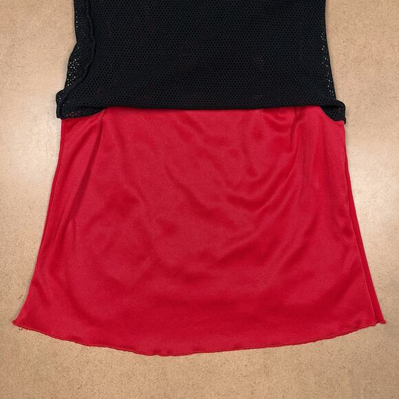 Y2K Lip Service Flame Tank Top Fire Vintage Hot Topic Mall Goth Gothic Rave - Picture 6 of 12